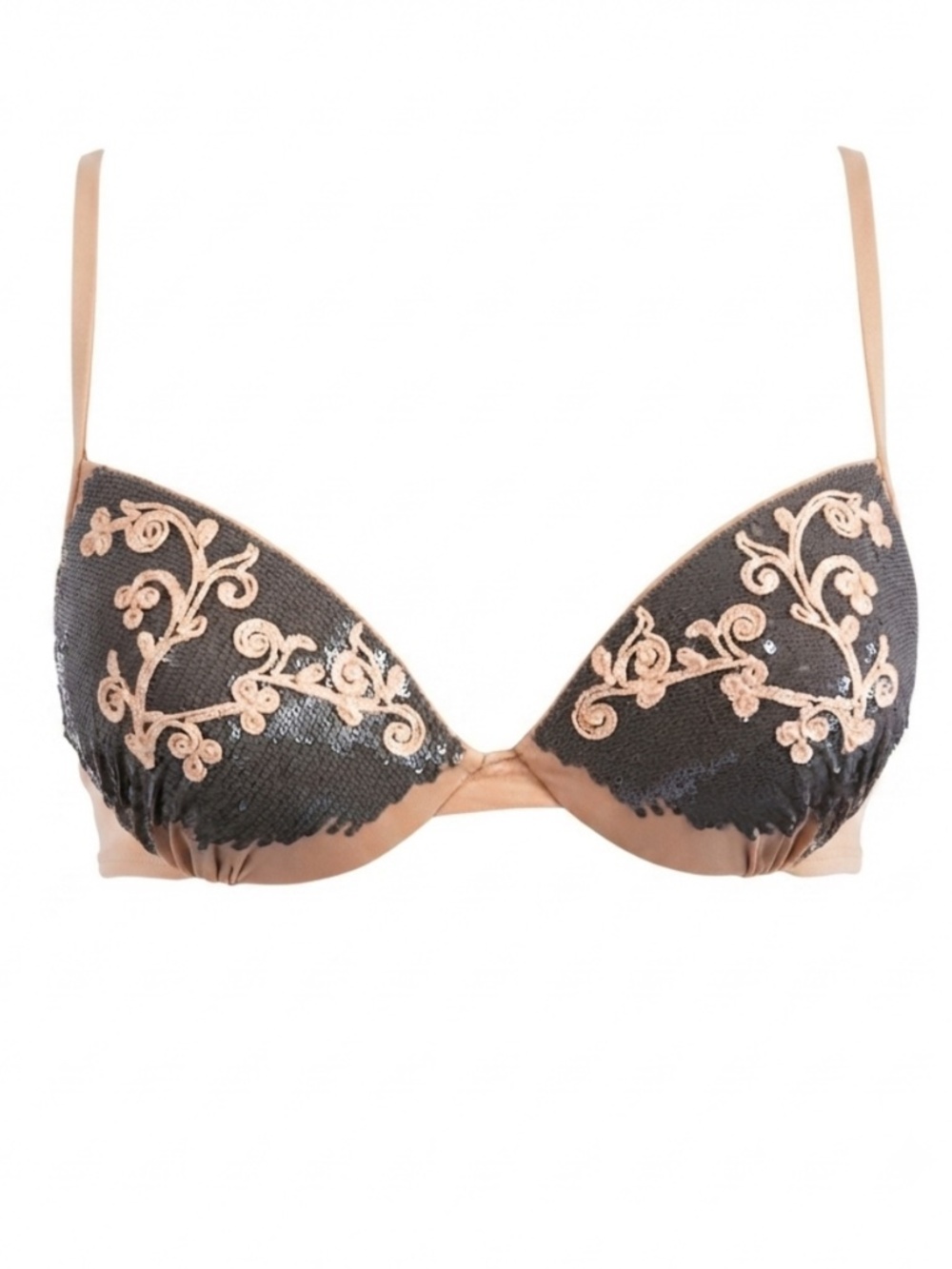 La Perla Embroidered Sequin Bikini Top Size L / L'Ete Collection